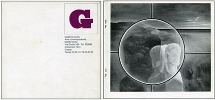 Aroldo Governatori. Galleria Giulia, 1972 - copertina