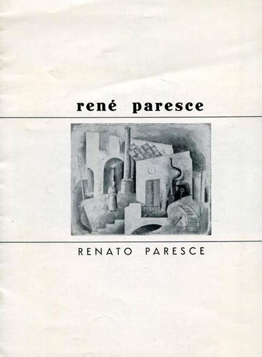 René Paresce. Galleria Ca' d'oro - Renato Paresce - copertina