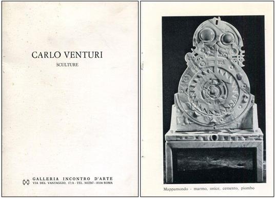 Carlo Venturi. Sculture - copertina