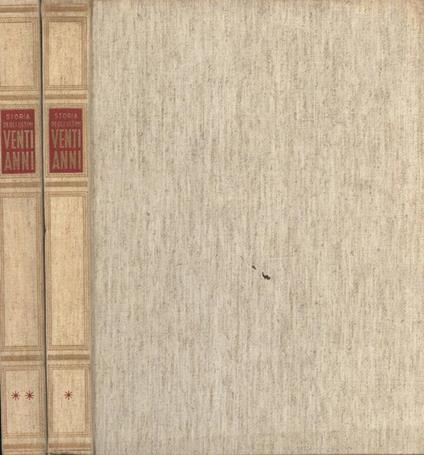 Storia degli ultimi vent'anni.  DODDOLI Luciano, MARADEI Manlio - copertina