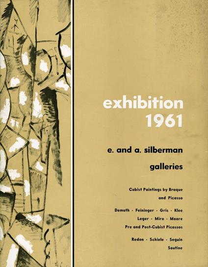Exhibition 1961 Paintings from the galleries' collection. SILBERMAN GALLERIES - copertina