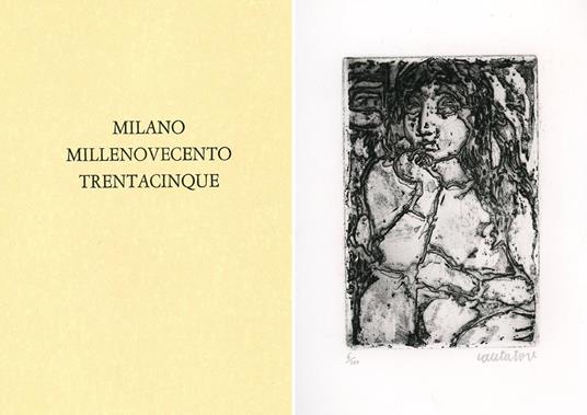 Milano Millenovecentotrentacinque - Domenico Cantatore - copertina