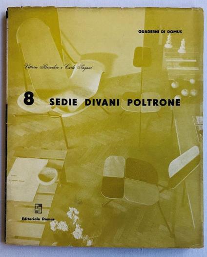 Quaderni di Domus 8. Sedie Divani Poltrone - copertina