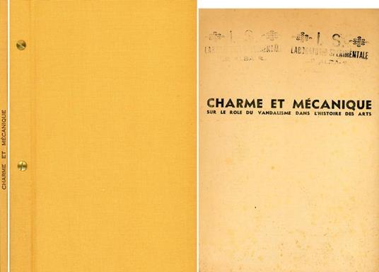 Charme et mécanique - Asger Jorn - copertina