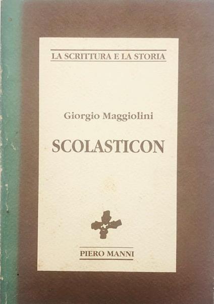 Scolasticon - Giorgio Maggiolini - copertina