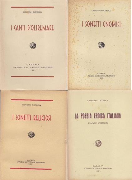 I canti d'oltremare - copertina