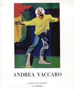 Andrea Vaccaro. Galleria d'arte Moderna Il Vertice 1973