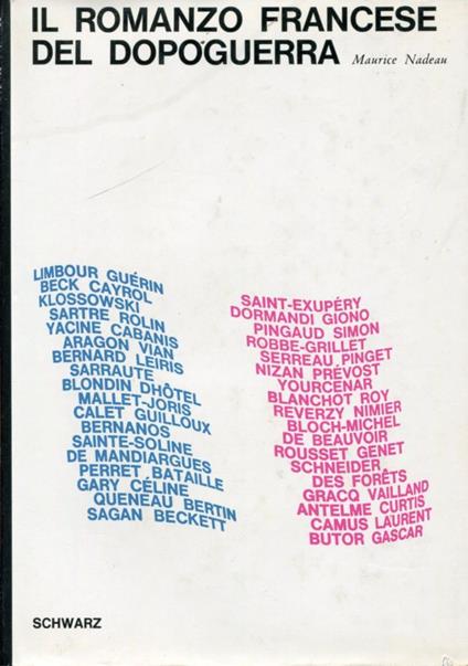 Il romanzo francese del dopoguerra - Maurice Nadeau - copertina