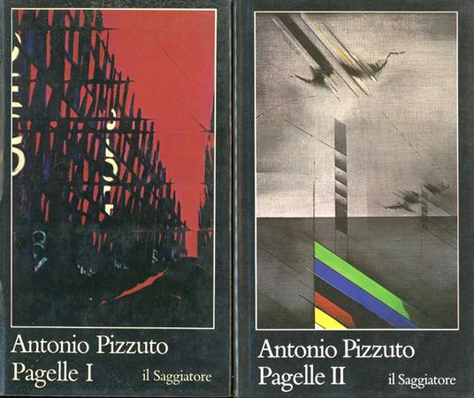 Pagelle I - Pagelle II - Antonio Pizzuto - copertina