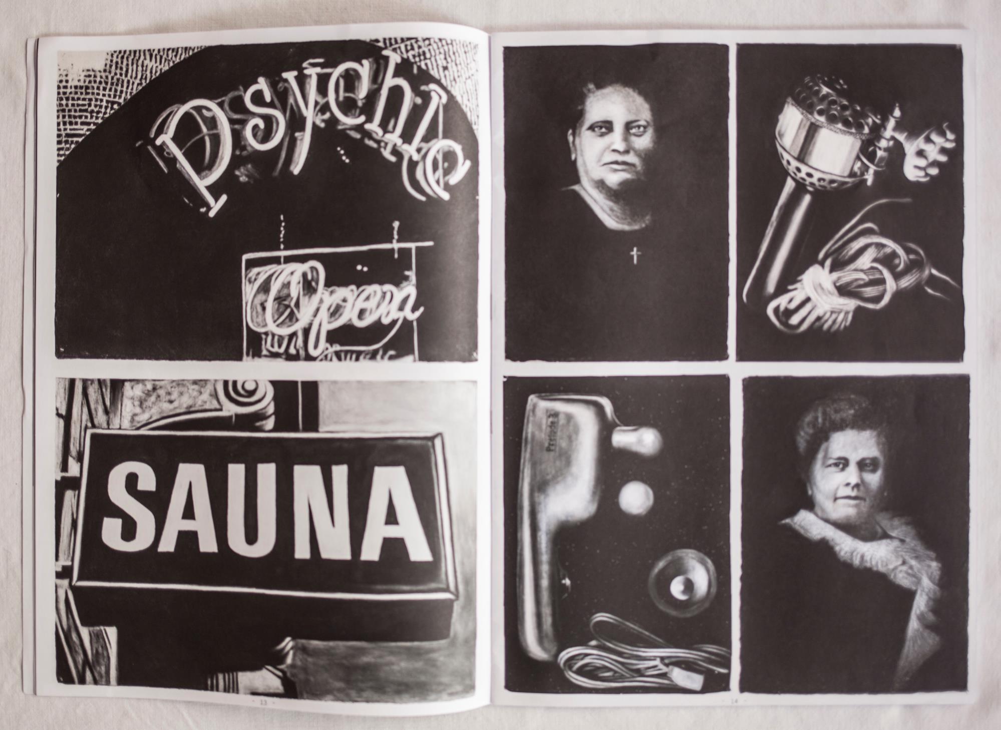 Black Pastels. Enlightment Through Floral Arrangements Ponys and Nudes