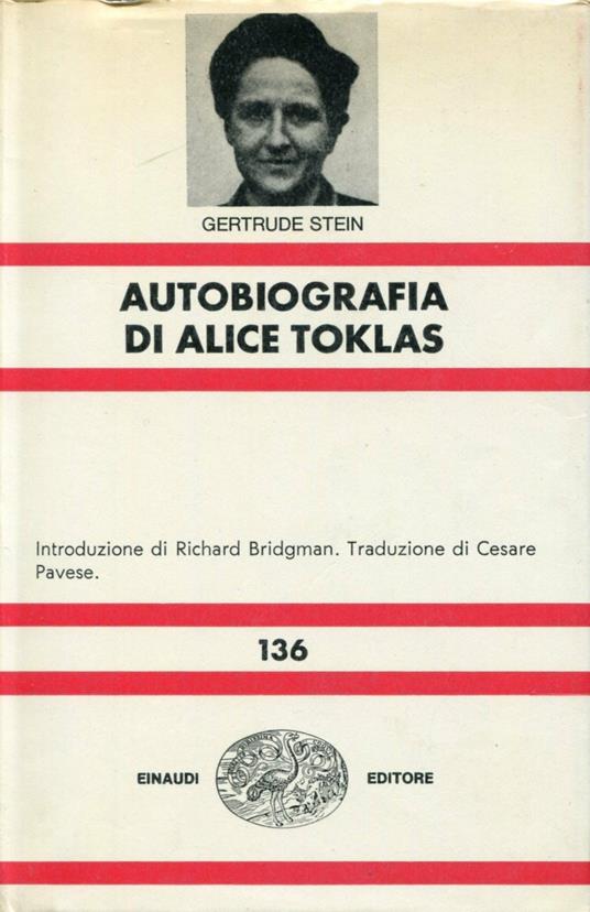 Autobiografia di Alice Toklas - Gertrude Stein - copertina