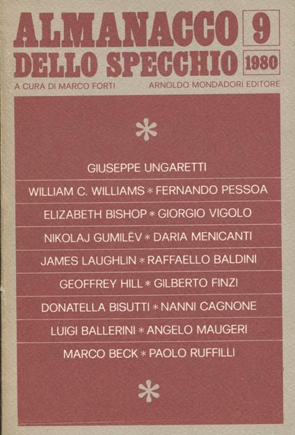 Almanacco dello Specchio n. 9 - 1980 - copertina