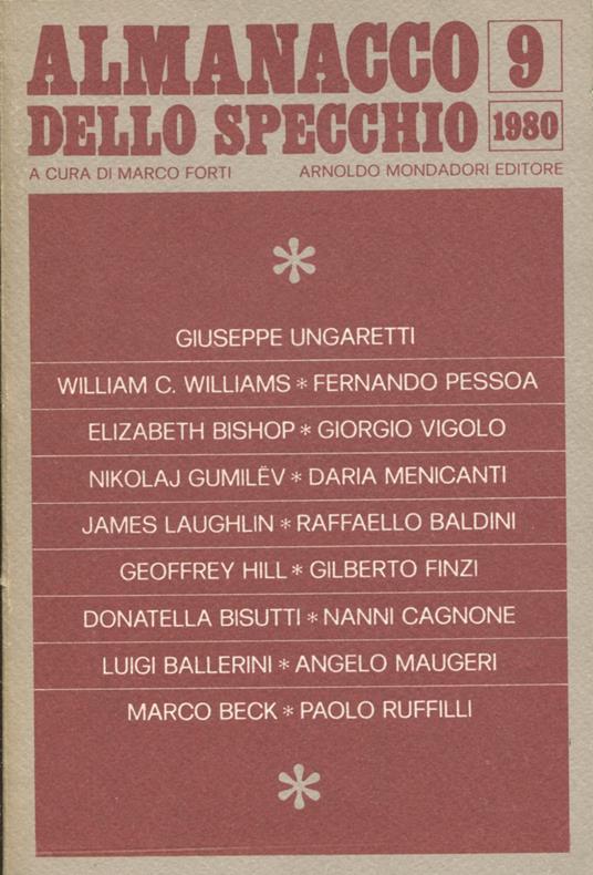 Almanacco dello Specchio n. 9 - 1980 - copertina