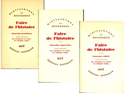 Faire de l'histoire (3 tomes) - copertina
