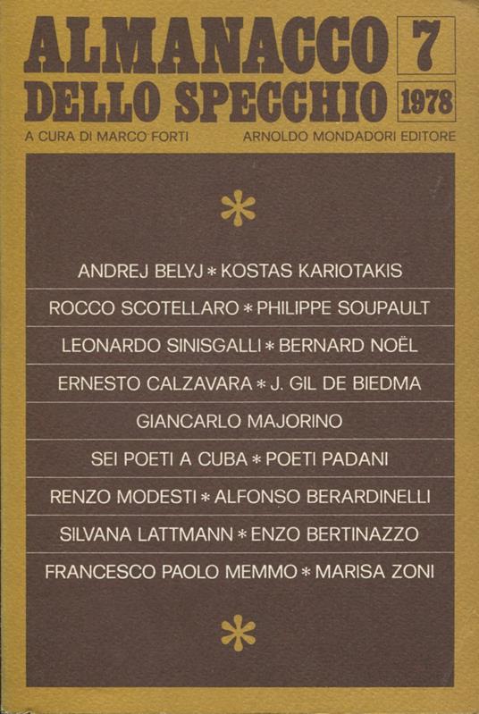 Almanacco dello Specchio n. 7 - 1978 - copertina