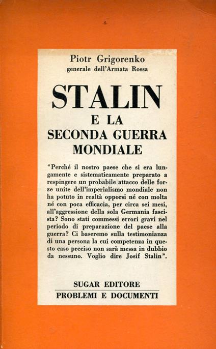 Stalin e la Seconda Guerra Mondiale - copertina
