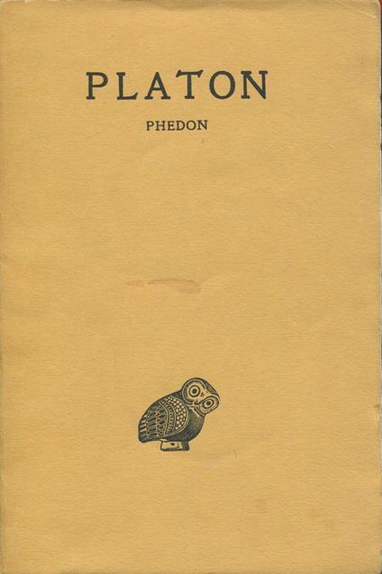 Oeuvres completes. Tome IV - 1re Partie. Phedon - Platone - copertina