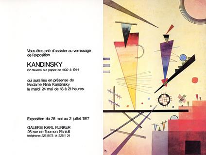 Kandinsky 82 Oeuvres sur papier de 1902 à 1944 - copertina
