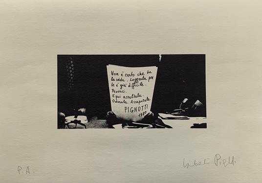 Senza titolo - Lamberto Pignotti - copertina