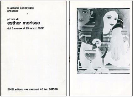Pitture di Esther Morisse. Galleria del Naviglio 1982 - copertina