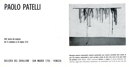 Paolo Patelli - copertina