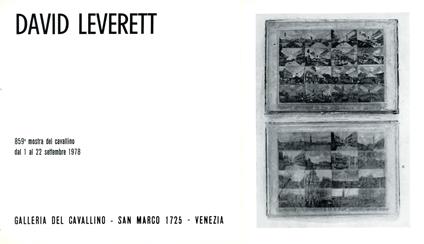 David Leverett - copertina