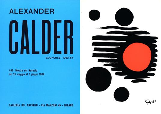 Alexander Calder. Gouaches 1963-1964 - copertina