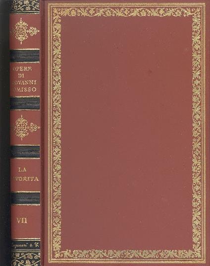 La favorita - Giovanni Comisso - copertina