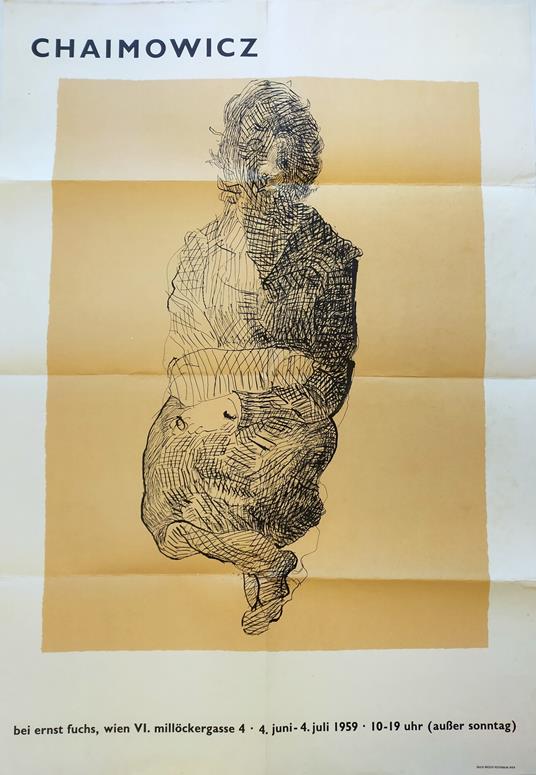 Chaimowicz bei Ernst Fuchs, Wien, 4 Juni - 4 Juli 1959 - copertina
