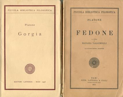 Gorgia - Platone - copertina