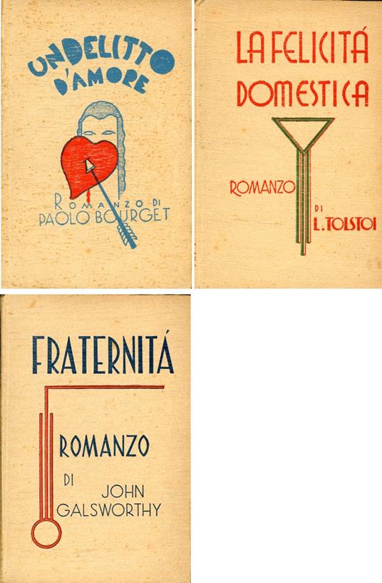 Un delitto d'amore - Paul Bourget - copertina