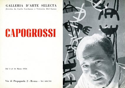 Giuseppe Capogrossi. Galleria Selecta1956 - Giuseppe Capogrossi - copertina
