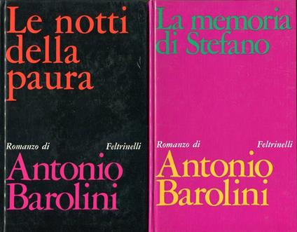 Le notti della paura - Antonio Barolini - copertina