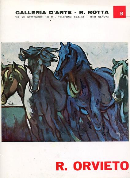 Renzo Orvieto. Mostra personale - copertina