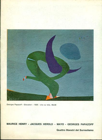 Quattro maestri del Surrealismo - Maurice Henry - copertina