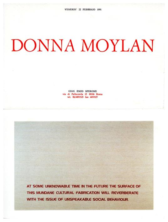 Donna Moylan - copertina