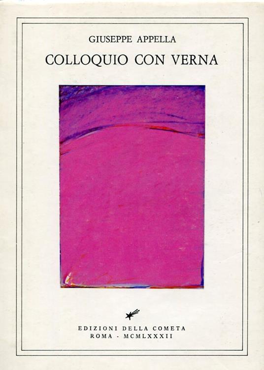 Colloquio con Verna - copertina