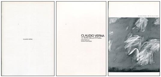 Claudio Verna. Il muro della pittura. Galleria Morone 1987 - Claudio Verna - copertina