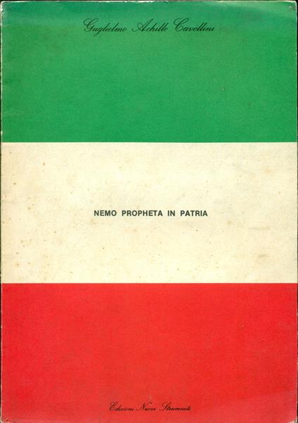 Nemo Propheta in patria - copertina
