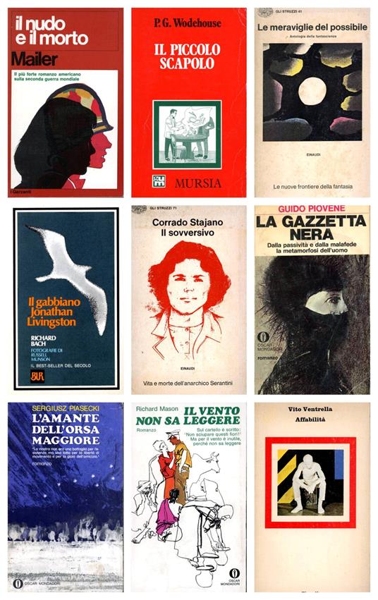 9 romanzi italiani e stranieri - copertina