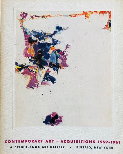 Albright-Knox Art Gallery. Contemporary Art - Acquisitions 1959-1961 - copertina