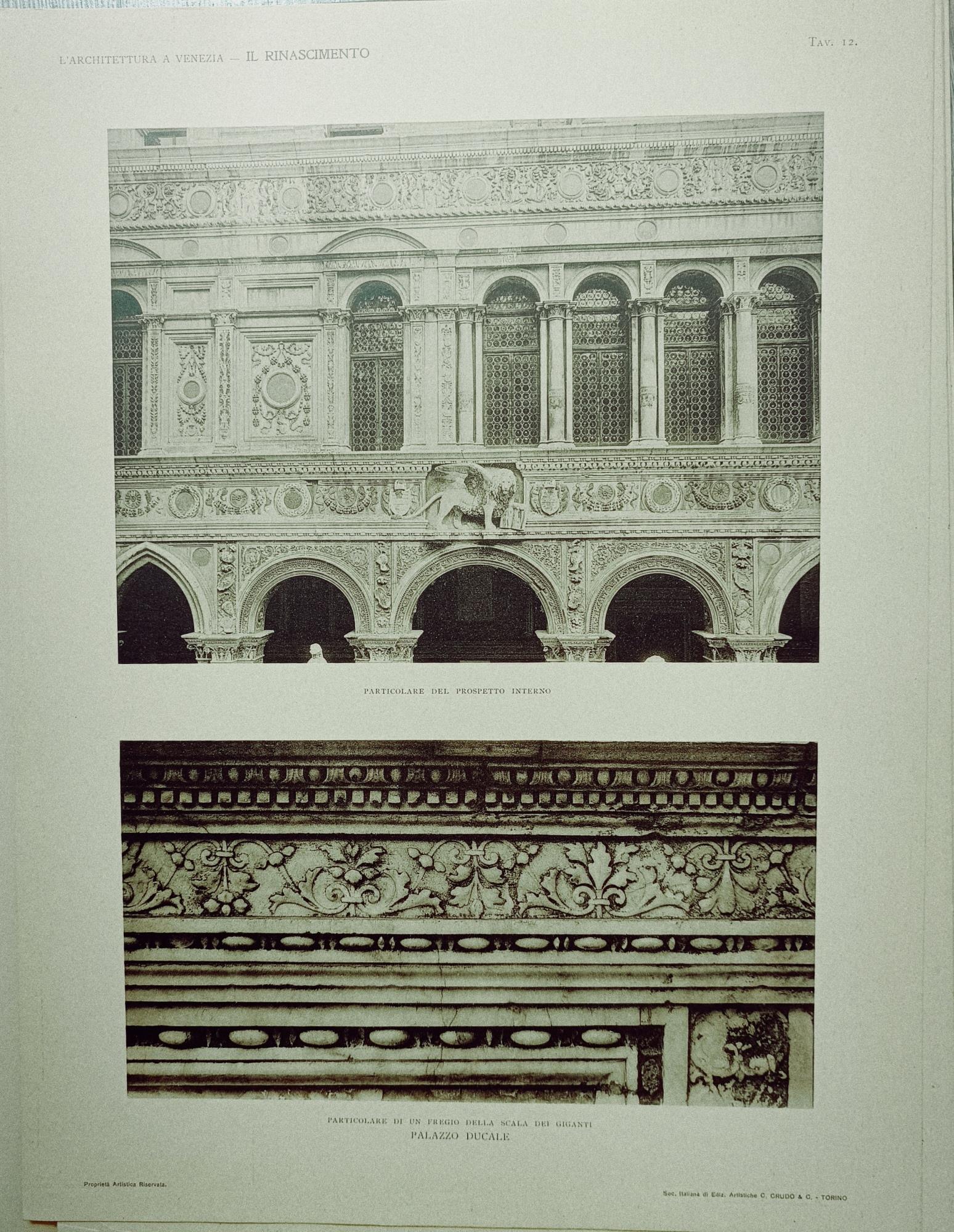 L' architettura e la scultura a Venezia attraverso i secoli. Il Rinascimento