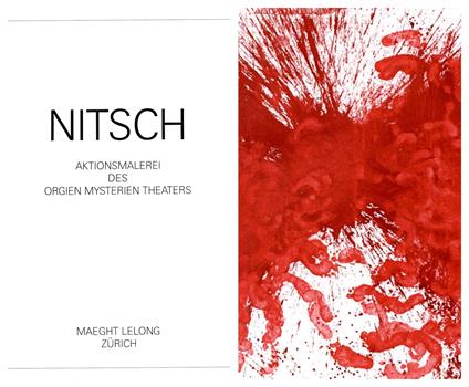 Hermann Nitsch. Aktionsmalarei des Orgien Mysterien Theaters - copertina