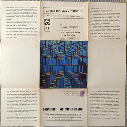 Sistemi cromatici - Jorrit Tornquist - copertina