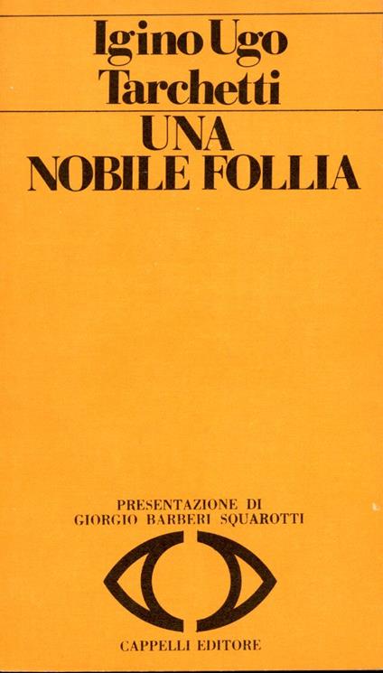 Una nobile follia - Igino Ugo Tarchetti - copertina