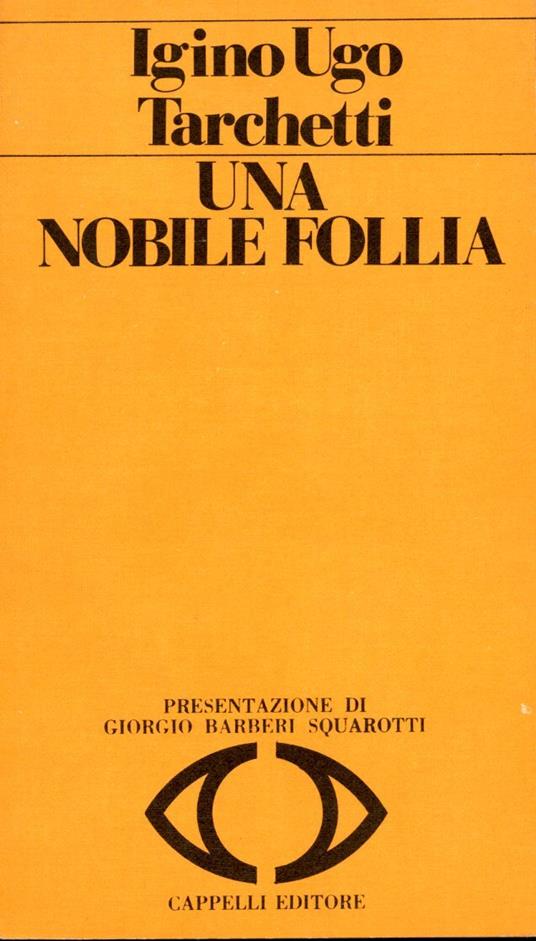 Una nobile follia - Igino Ugo Tarchetti - copertina