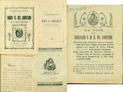 4 foglietti di preghiera - Anonimo calalabrese - copertina