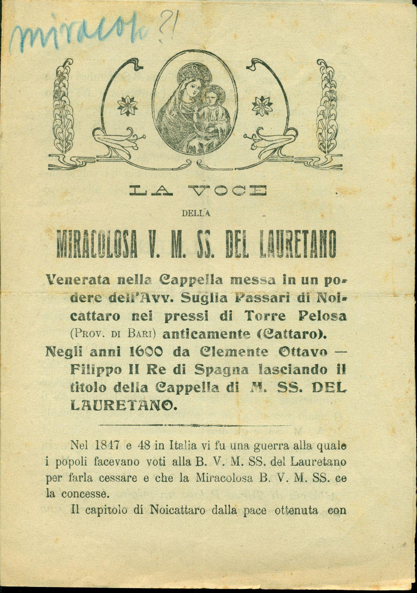 4 foglietti di preghiera