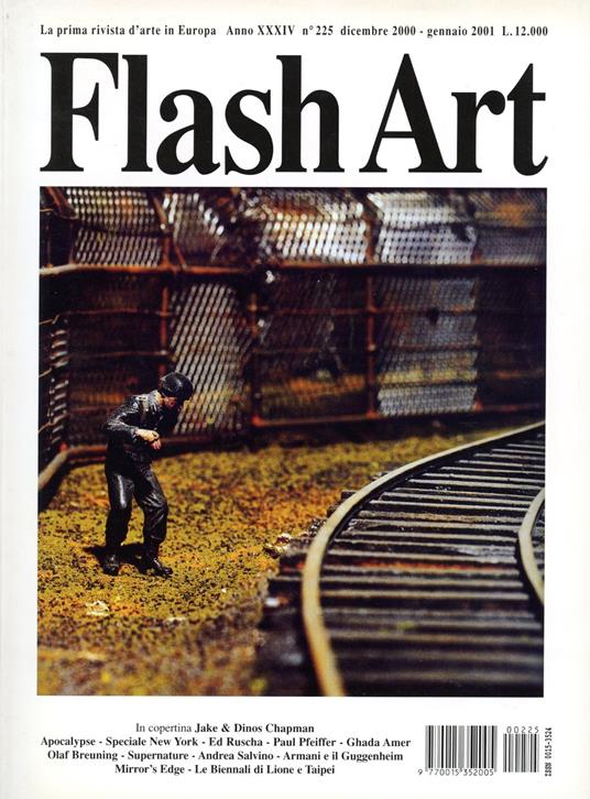 Flash Art. Dicembre 2000/Gennaio 2001, N. 225 - copertina