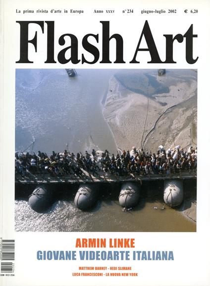 Flash Art. Giugno/Luglio 2002, N. 234 - copertina